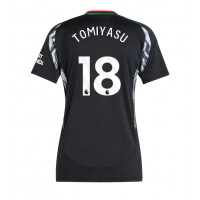 Fotbalové Dres Arsenal Takehiro Tomiyasu #18 Dámské Venkovní 2024-25 Krátký Rukáv